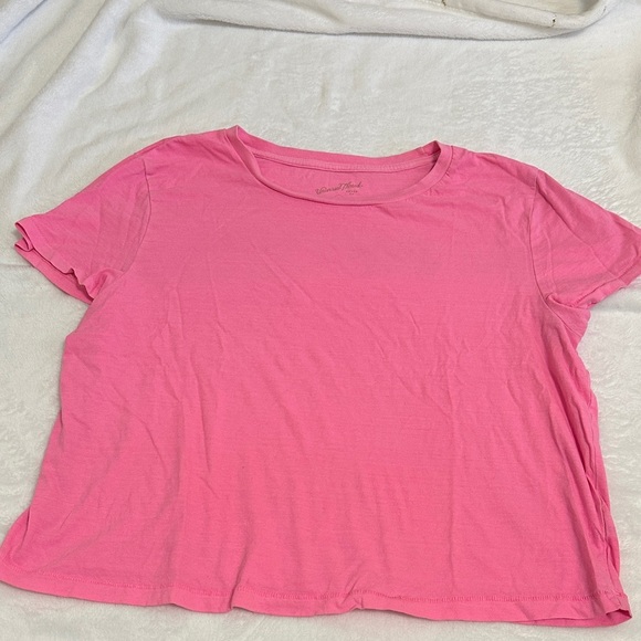 Universal Thread Tops - Universal Thread Bright Pink Short Sleeve Tee